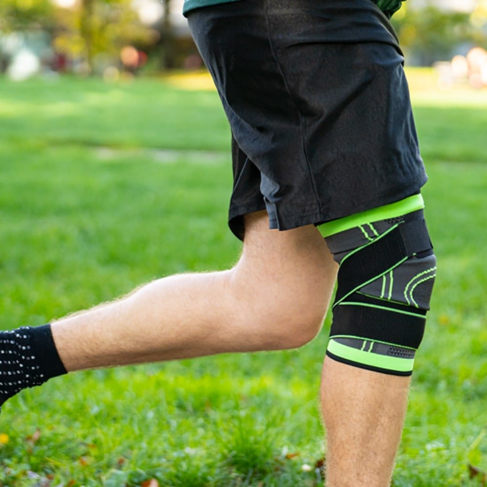 Knee compression support