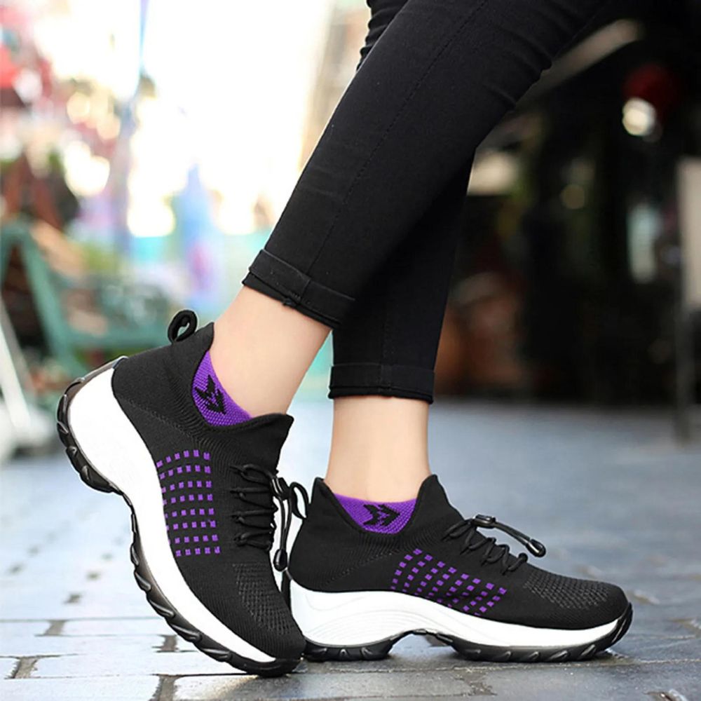 Women's Orthopedic Sneakers with Gel Sole and Breathable Material