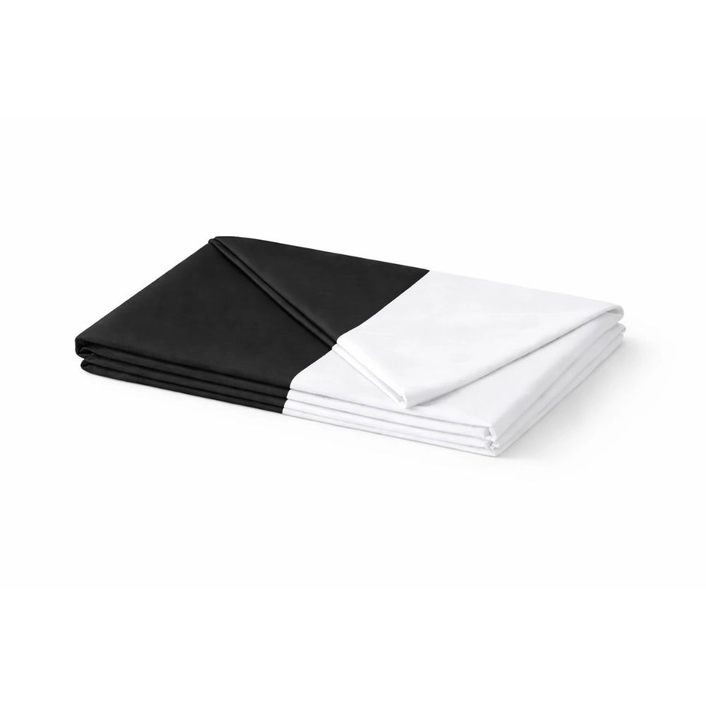 black and white pillow folded showing contrast style