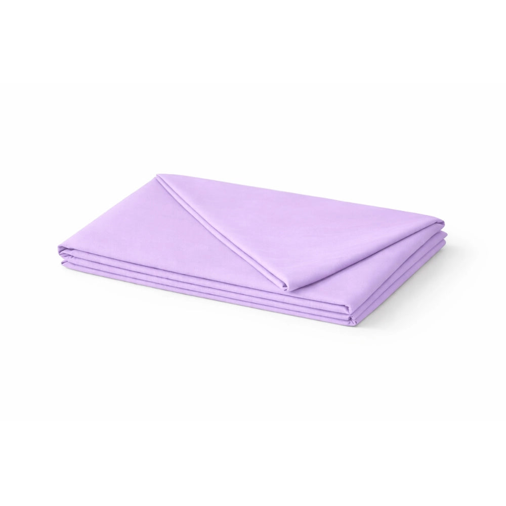 lilac pillow folded neatly for calming support