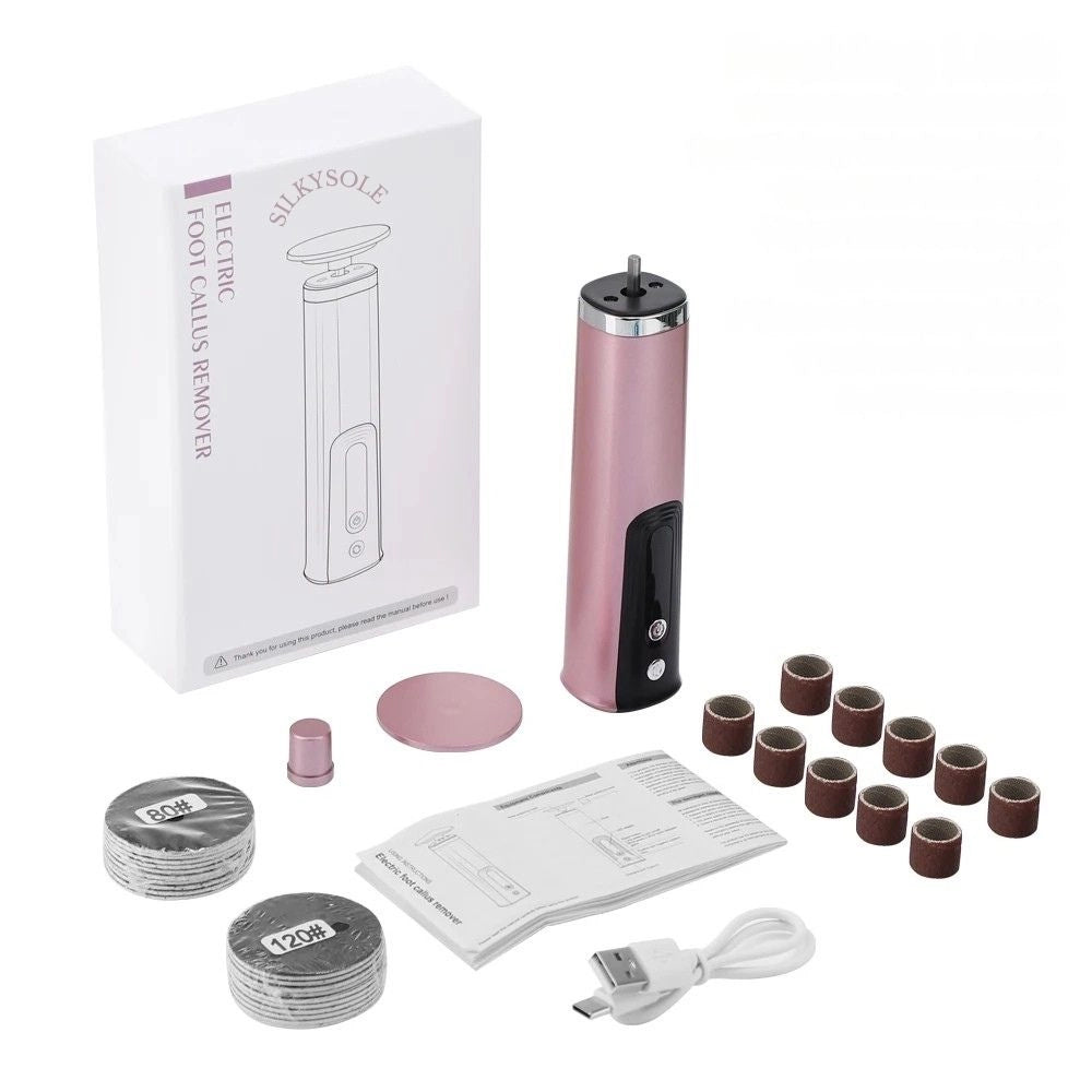 Electric callus remover tool for soft smooth feet at home, foot care