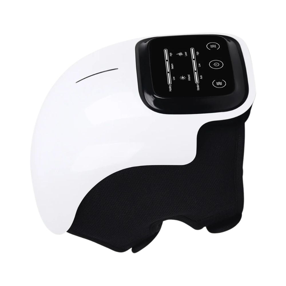 Smart knee massager with ergonomic design and digital control panel for arthritis and joint pain relief