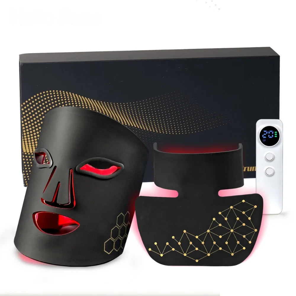 Mask in red glow (more dramatic close-up)