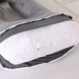 BodyHaven full body support pillow with removable cover and premium inner cushion design