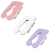 BodyHaven U-shape body pillow colour options in light pink black white and grey lilac combination