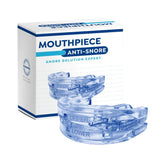 Blue anti snoring mouthpiece designed for comfortable night sleep