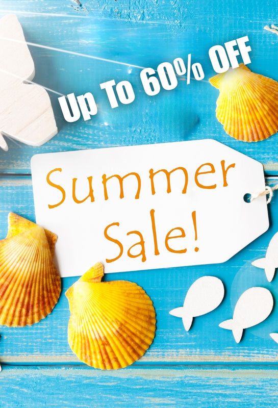 Mobile summer sale banner showing up to 60% off on Australian Evolution products.