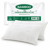 Australian made bamboo pillows in premium twin pack packaging