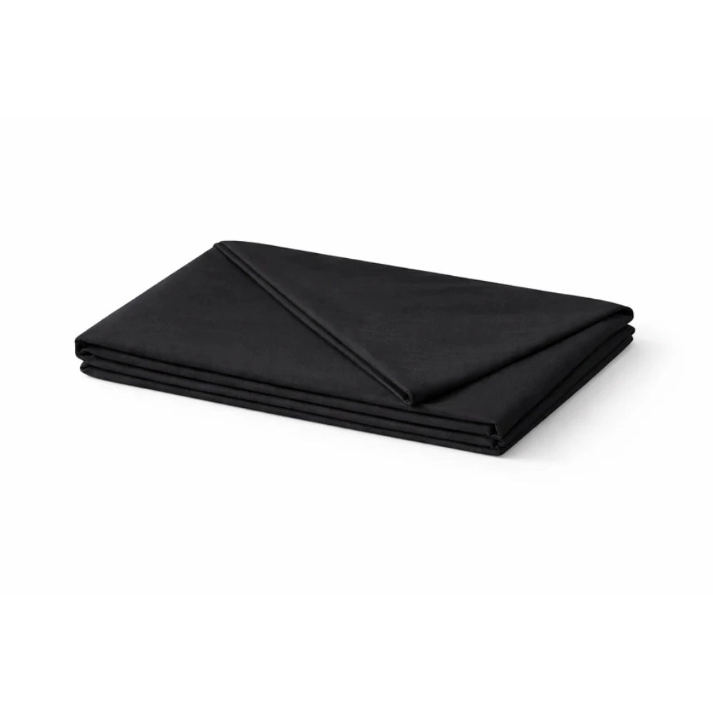black pillow folded with sleek modern look
