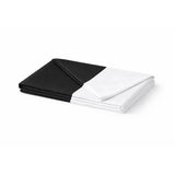black and white pillow folded showing contrast style
