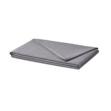 grey pillow folded on white surface for full body support