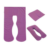 Purple BodyHaven support pillowcase with soft skin friendly cotton fabric
