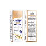 Serum packaging displayed upright on a clean surface promoting hydrating skincare