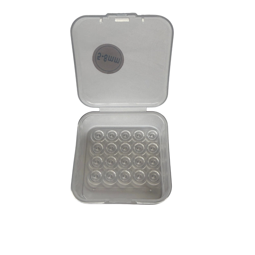 Refill pack of elastic bands used with a skin tag remover device