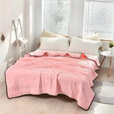 Blush Pink EverChill Cooling Blanket Offering Breathable Comfort & Style