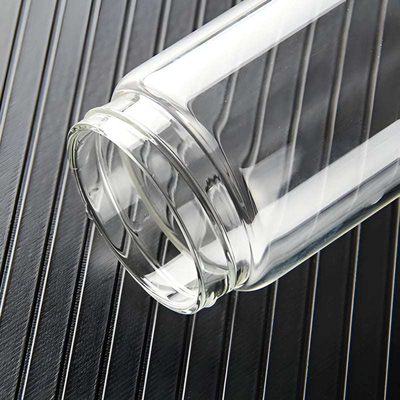 Hydrogen water bottle showing premium glass and leakproof seal