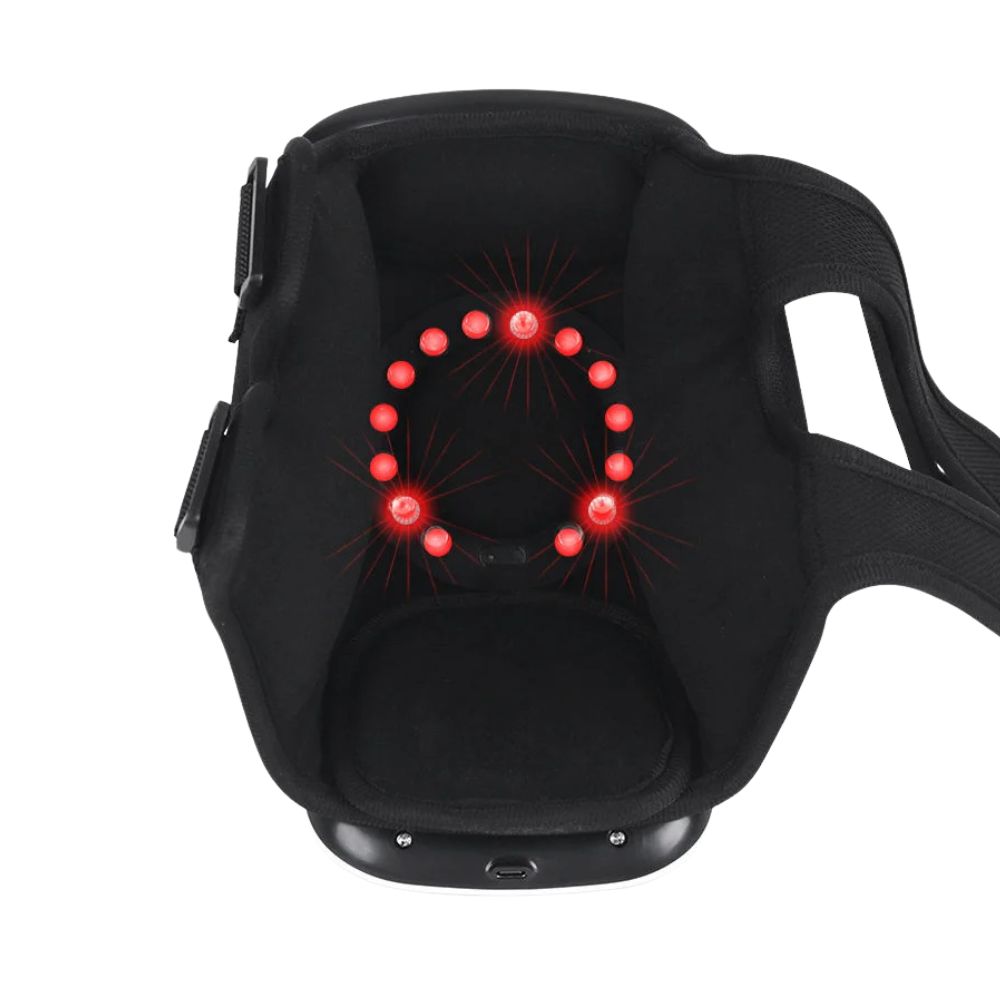 Infrared knee massager with red light therapy for pain relief and improved blood circulation