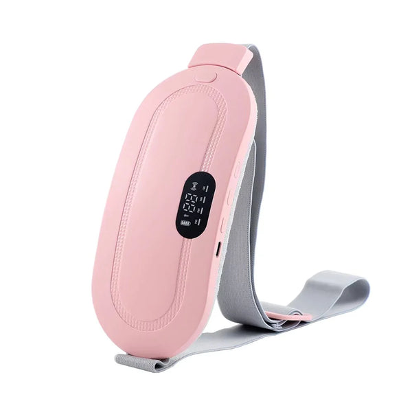 Portable heating pad for menstrual cramps with comfort fit design