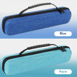 Blue and aqua PureStraight travel case colour options with carry handle.