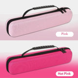 Pink and hot pink PureStraight protective travel case colour options.
