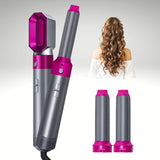 SilkFlow Air 5-in-1 Styler curling wand creating smooth curls and waves