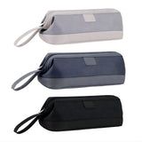 SilkFlow Air travel case colour options in Black, Grey, and Beige.