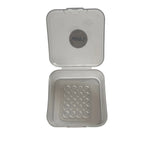 Open refill tray showing multiple elastic bands for skin tag removal