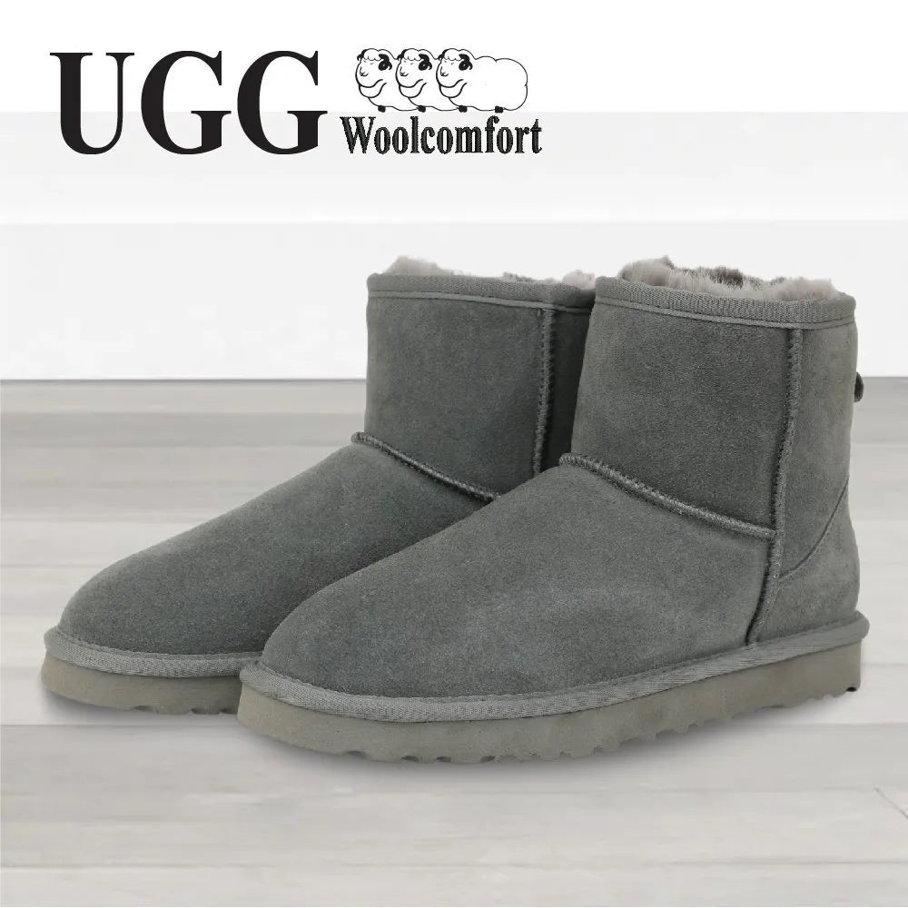grey ankle boots styled for everyday warmth and comfort winter boots
